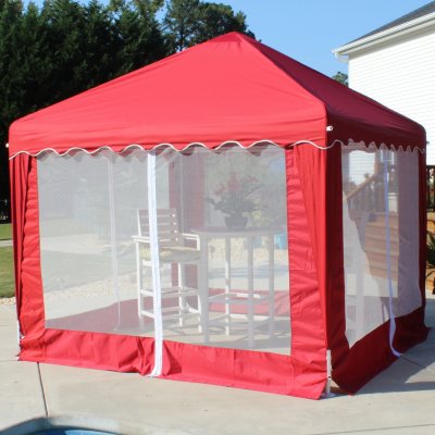 Garden Party Gazebo - Red - 10' x 10' - Sam's Club