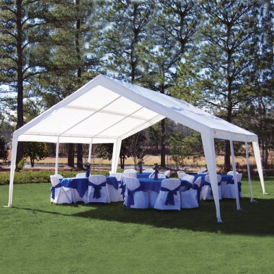 Event Party Tent 20' x 20' Outdoor Party Shelter with Party Enclosure  Sidewall Kit - Sam's Club