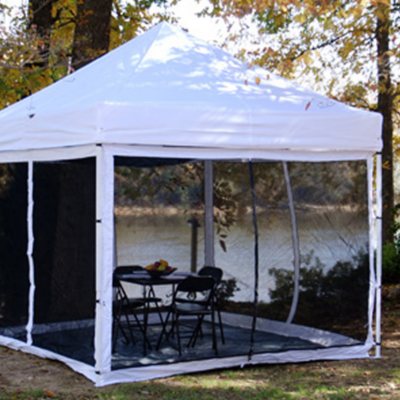 10x10 screened canopy best sale