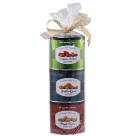 Carolina Nut Gourmet Holiday Peanut Tower - 3 Pk		