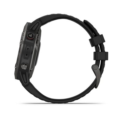 Garmin fenix 6 Sapphire Edition, Carbon Gray with Black Band