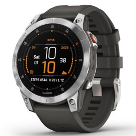 Garmin epix Gen 2 – Standard Edition | 47 mm Slate Steel with Graphite Band