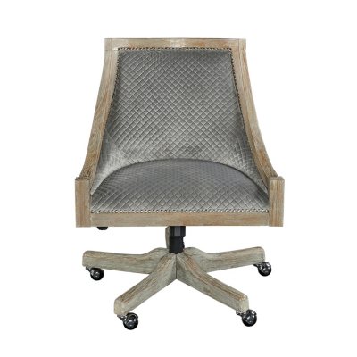 Carey Quilted Office Chair Gray With Gray Wash Base Sam S Club