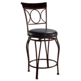 Circle Scroll-Back Bar Stool (Assorted Sizes)