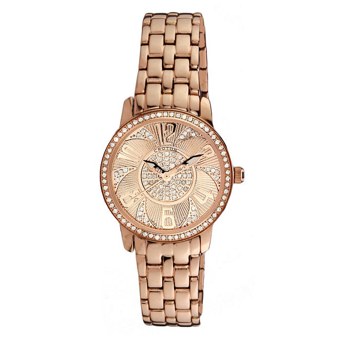 Croton 0.75 ct. t.w. Diamond Watch in Rose Gold and Stainless Steel 