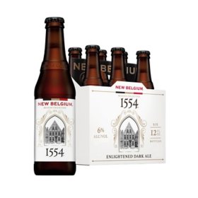 New Belgium 1554 Black Lager 12 fl. oz. bottle, 6 pk.