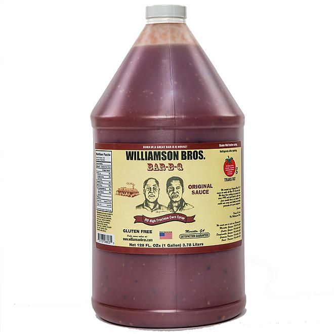 Williamson Bros. Bar-B-Q Sauce, 128oz.