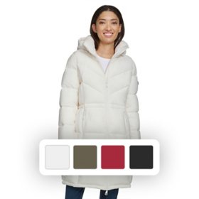 DKNY Women's Long Puffer Jacket