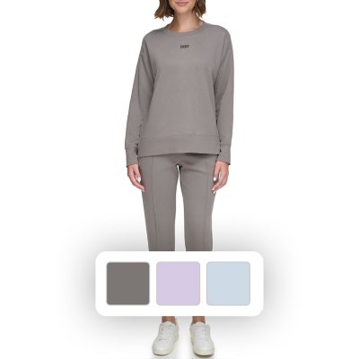 スウェット・トレーナー DKNY / NYLON POCKET CREW NECK SWEAT BEIGE BIG SIZE DKNY / NYLON POCKET CREW NECK SWEAT BEIGE BIG SIZE (DKNY