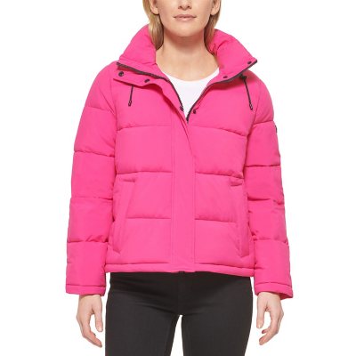 Calvin klein women's hooded down outlet jacket