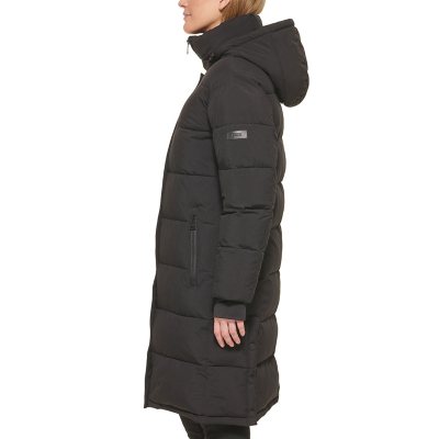 DKNY Ladies Long Puffer Jacket - Sam's Club