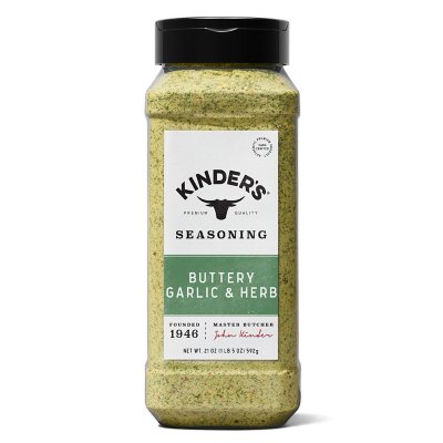 Kinder's Buttery Garlic & Herb Seasoning, 21 oz. - Sam's Club