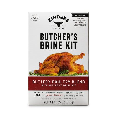 Kinder s Butcher s Turkey Brine Kit 11.25 oz. Sam s Club