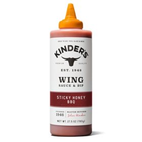 Kinder's Sticky Honey Wing Sauce, 27.5 oz.