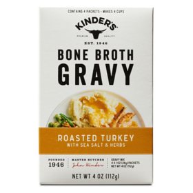 Kinder's Turkey Bone Broth Gravy, 4 oz., 4 pk.