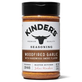 Kinder's Woodfired Garlic Rub with Smoked Flavor 9.5 oz.