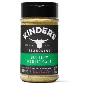 Kinder's Buttery Garlic Salt with Real Butter and Garlic 10 oz. 