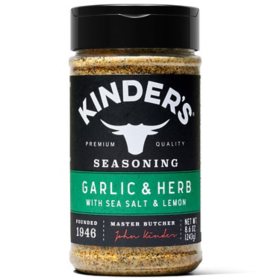 Kinder's Garlic and Herb with Sea Salt and Lemon Seasoning (8.6 oz.)