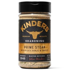 Kinder's Prime Steak with Black Garlic and Truffle Seasoning 7.9 oz.