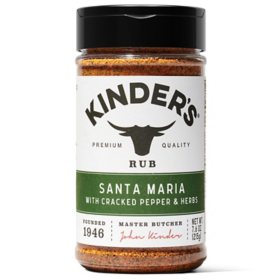 Kinder's Santa Maria with Cracked Pepper and Herbs Rub 7.6 oz.