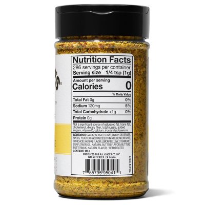 Save on Kinder's Seasoning The Blend Salt Pepper & Garlic Order Online  Delivery