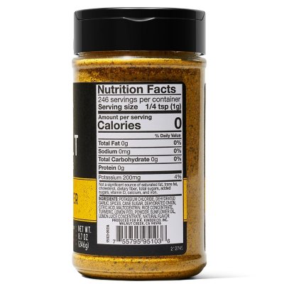 True Lemon Pepper Seasoning (2 Pack) Natural Ingredients, No Salt, No Gluten