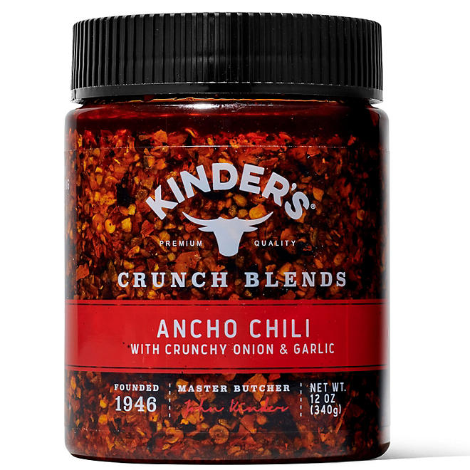 Kinder's Crunch Blends Ancho Chili Topper 11 oz.