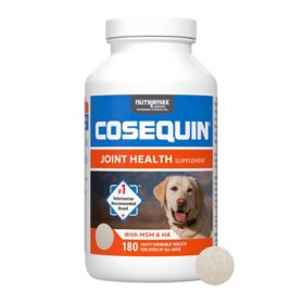 Nutramax Cosequin Maximum Strength Joint Health Supplement for Dogs with MSM and Hyaluronic Acid, 180 Chewable Tablets		 		 		 		 		 		