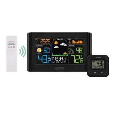 AcuRite Compact Color Weather Forecast Station with White Frame