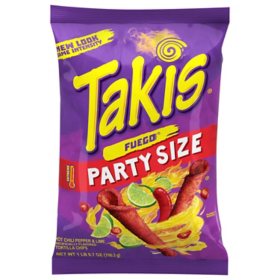 Takis Fuego Rolled Tortilla Chips, Party Size, 24.7 oz.