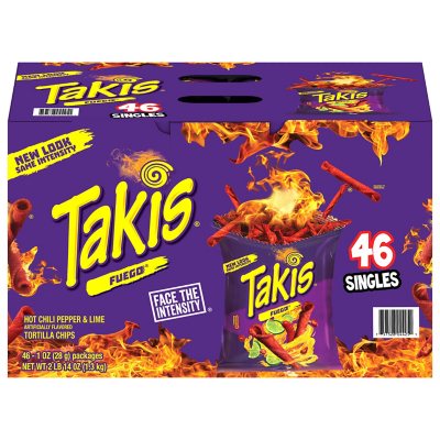 Takis Fuego Rolled Tortilla Chips - Hot Chili Pepper & Lime, 9.9 oz