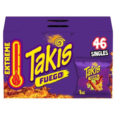 Takis Fuego Rolled Tortilla Chips (1 oz., 46 pk.) - Sam's Club