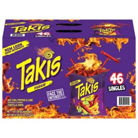 Takis Fuego Rolled Tortilla Chips, 1 oz., 46 pk.
