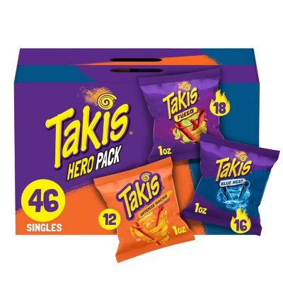 Takis Fuego Variety Mix (1 oz., 46 pk.) - Sam's Club