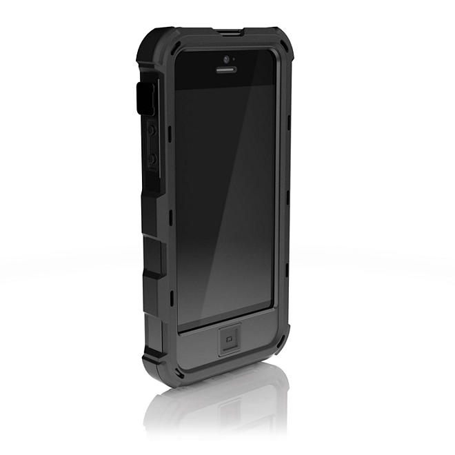 iPhone 4/4s Ballistic Hard Core (HC) Series Case - Black/Black with Holster