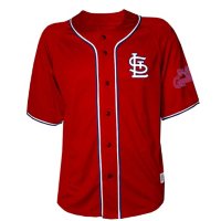 MLB Adult Team Color Jersey Tee St. Louis Cardinals