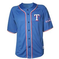 MLB Adult Team Color Jersey Tee Texas Rangers