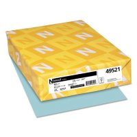 Neenah Paper - Exact Index Card Stock, 110 lbs., 8-1/2 x 11, Blue -  250 Sheets/Pack
