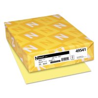 Neenah Paper - Exact Index Card Stock, 110 lbs., 8-1/2 x 11, Canary -  250 Sheets/Pack