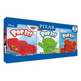 Pop It. Licensed Marvel, Pixar, Disney and Star Wars 3-Pk.