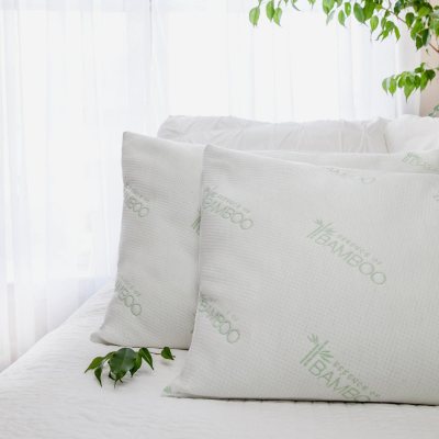 Bamboo-Latex Pillows, Jumbo (2 pack 