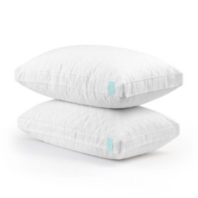 Martha Stewart Collection Quilted Comfort Pillow, 2 Pack