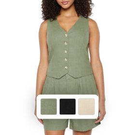 Express Women's Linen Vest