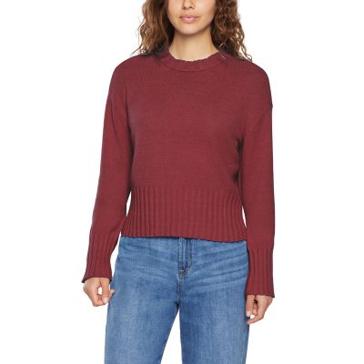 GAP WOMEN'S CREWNECK SWEATER - RED XXL:- XXL, Red