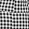 White & Black Gingham, variant on Express Women's Linen Blend Mini Skirt