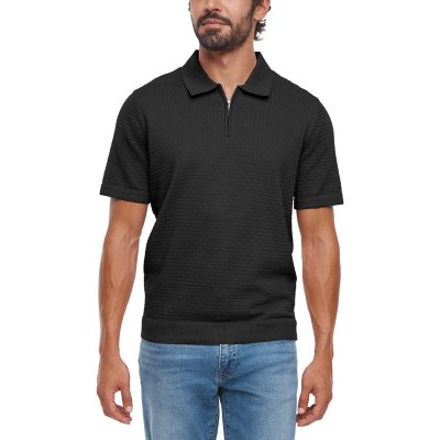 Express Zip Sweater Polo Black 3XL:- Black, 3XL