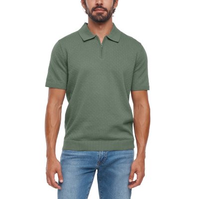 Express Zip Sweater Polo Green 3XL:- Green, 3XL