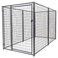 Lucky Dog Modular Kennel Welded Wire Kit (10'L x 5'W x 6'H)