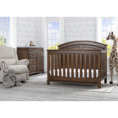 chestnut crib set