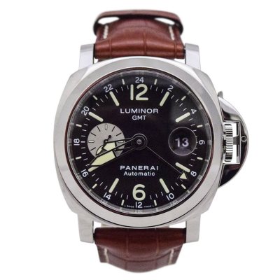 Panerai Luminor 44 GMT Leather Watch Sam s Club